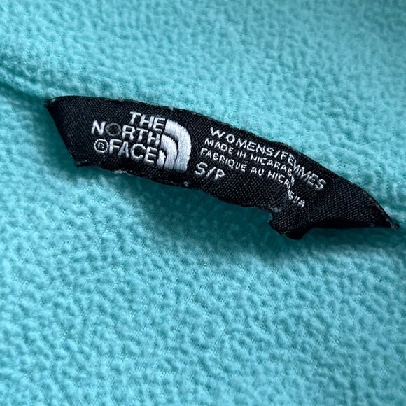 The North Face Women's 100 Glacier Quarter-Zip Fleece Top, Algae Blue, Size S/P - Picture 8 of 8